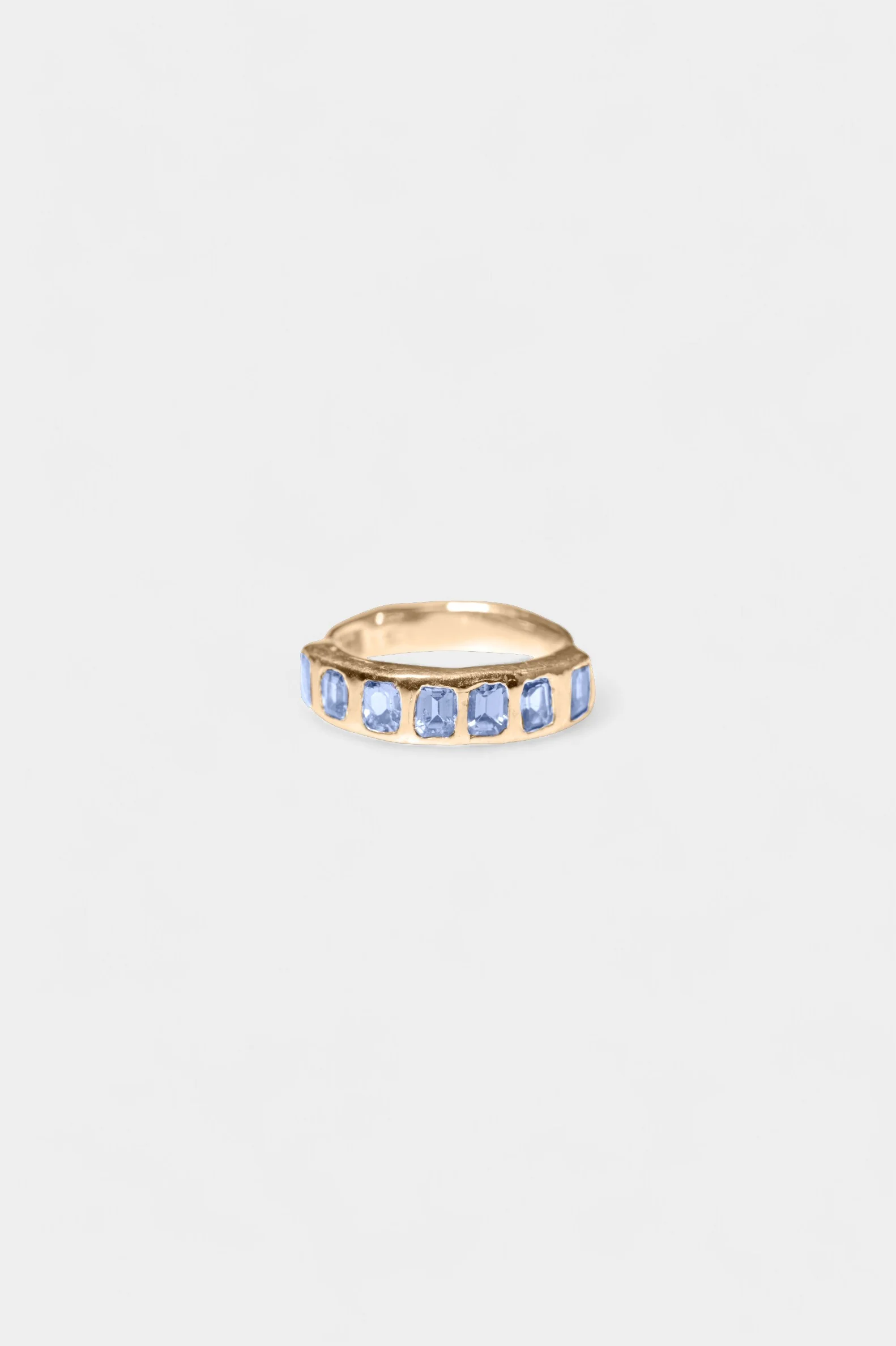 Blue Sapphire Stacker Band - Image 3