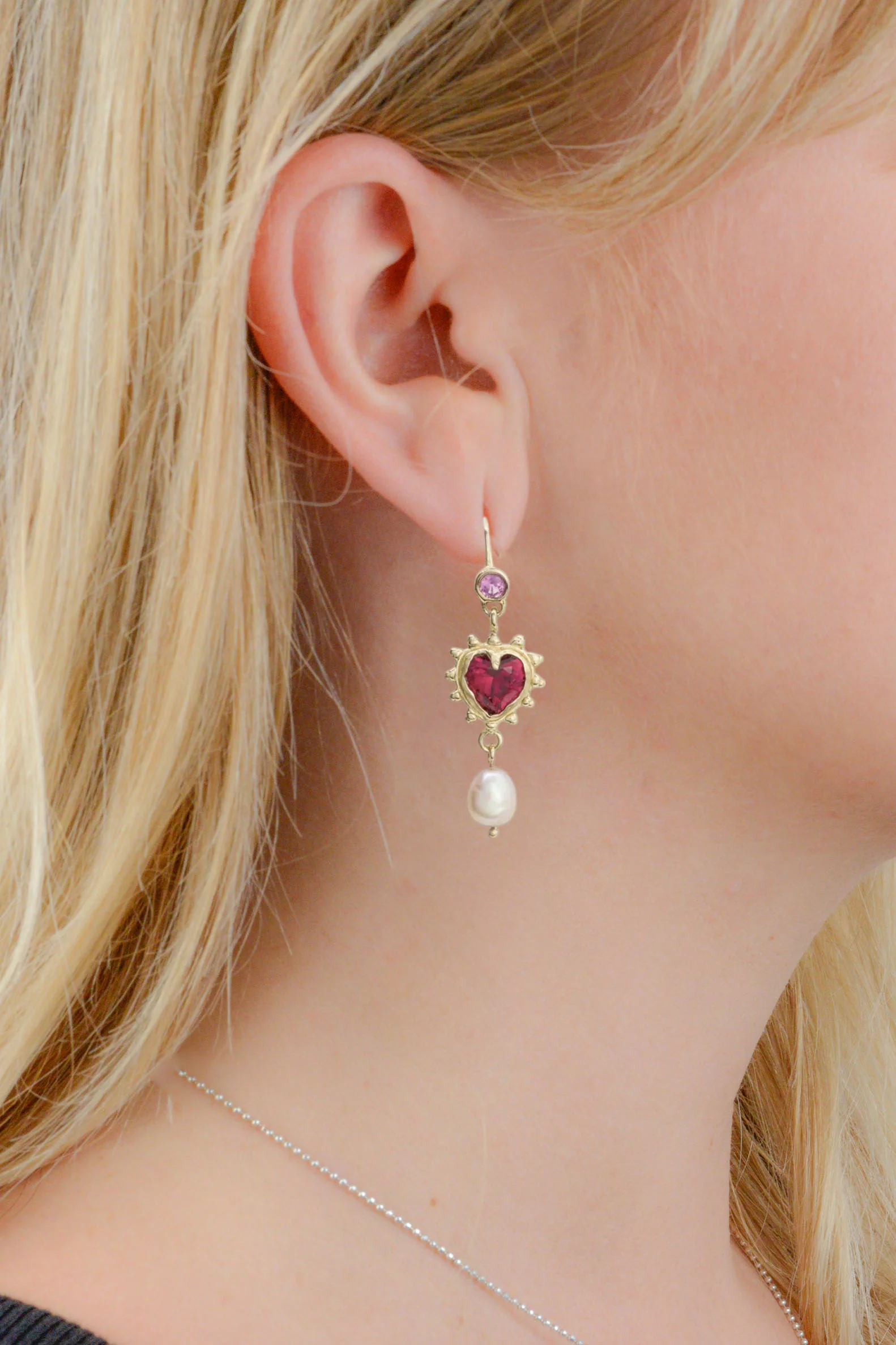 I Love Pearls Earrings - Image 5