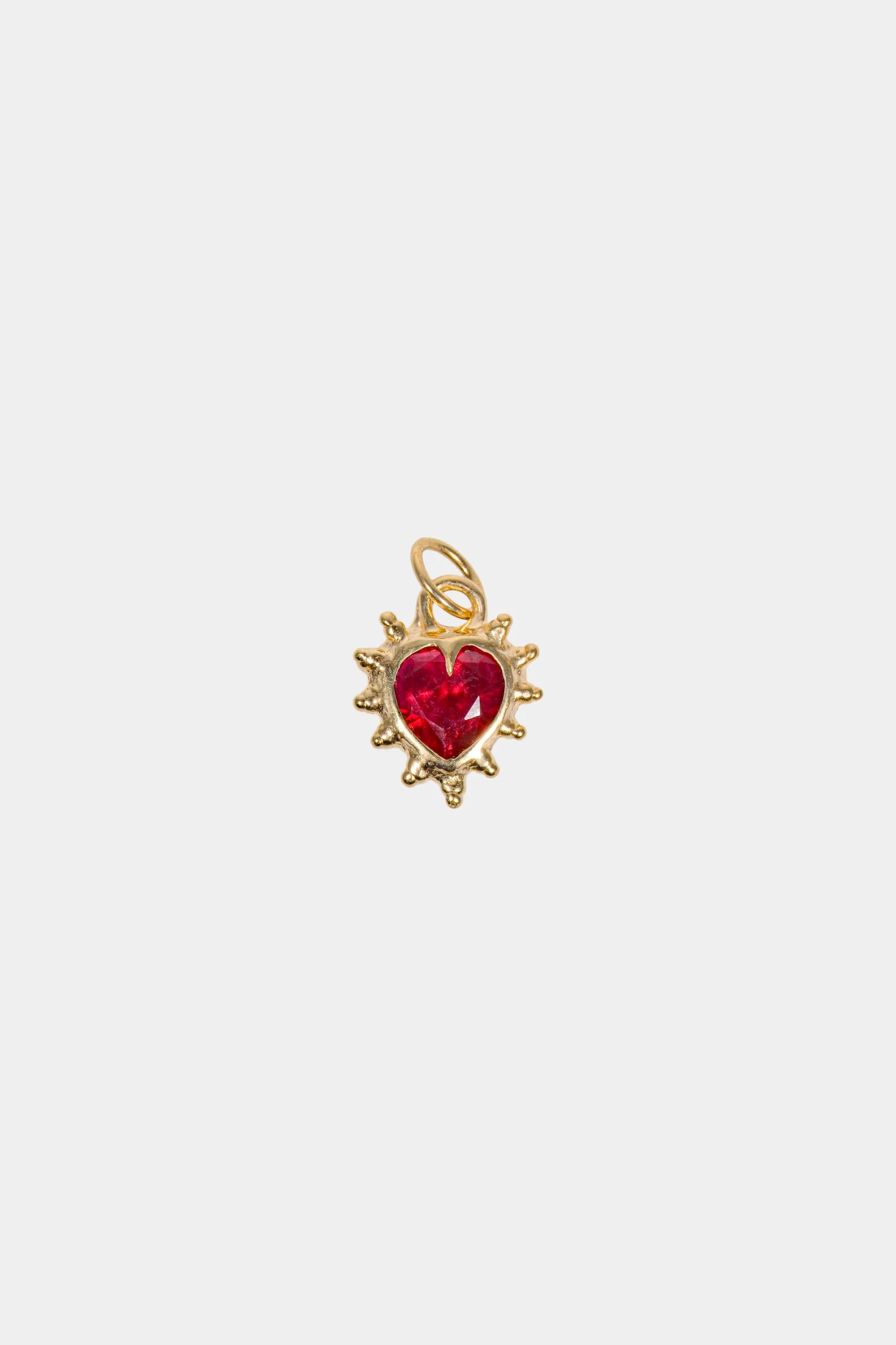 Ruby Heart Pendant - Image 3