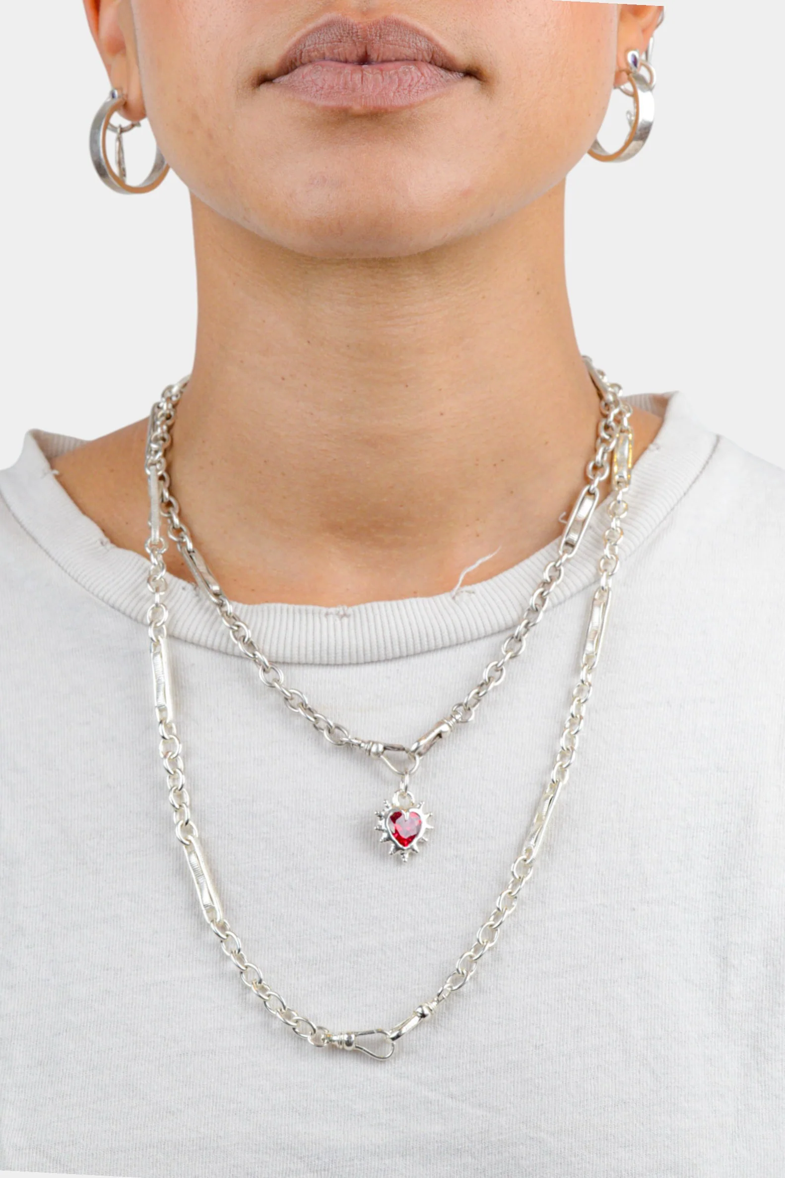 Ruby Heart Pendant - Image 4