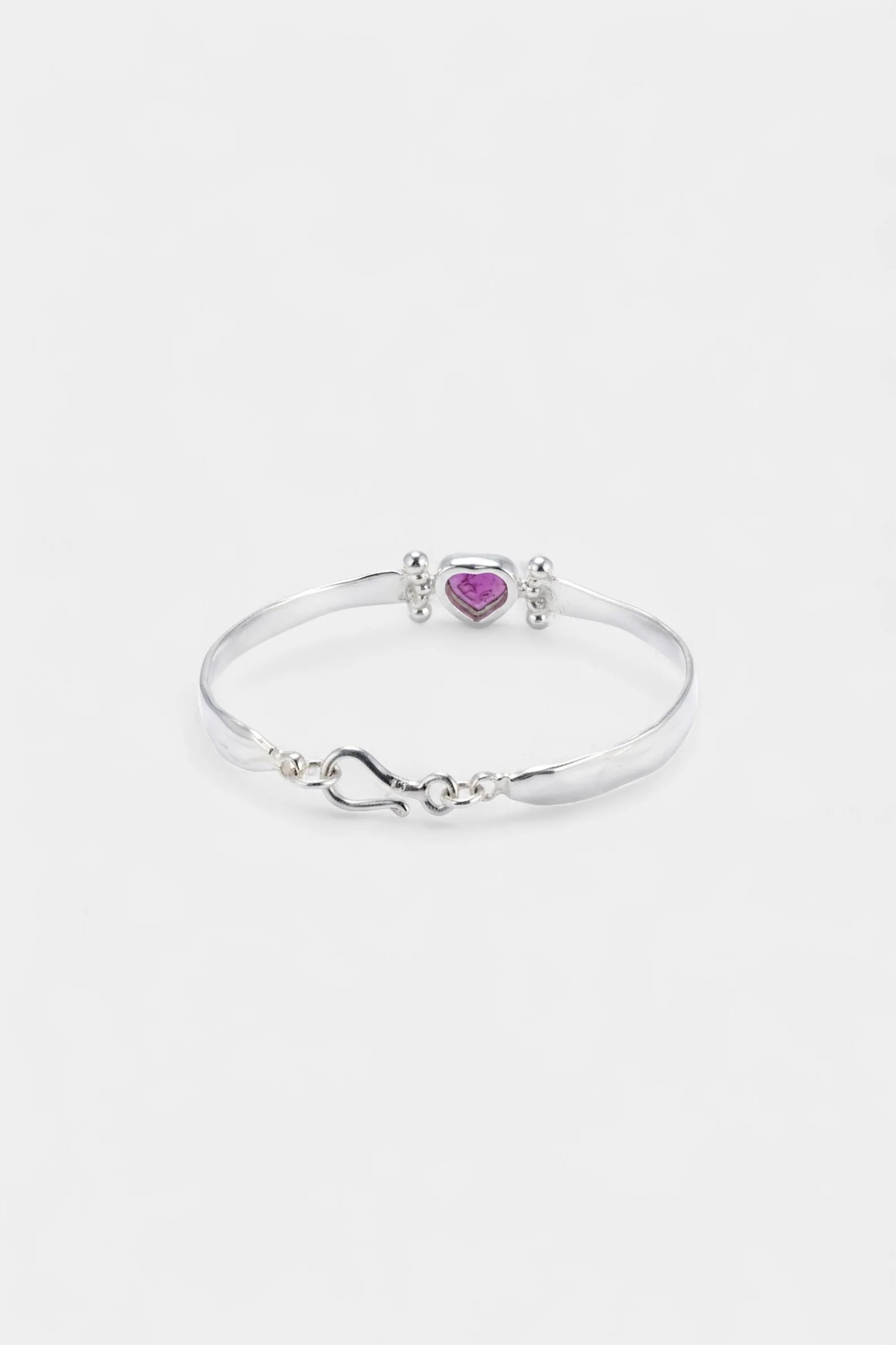 Ruby Heart Bangle - Image 6
