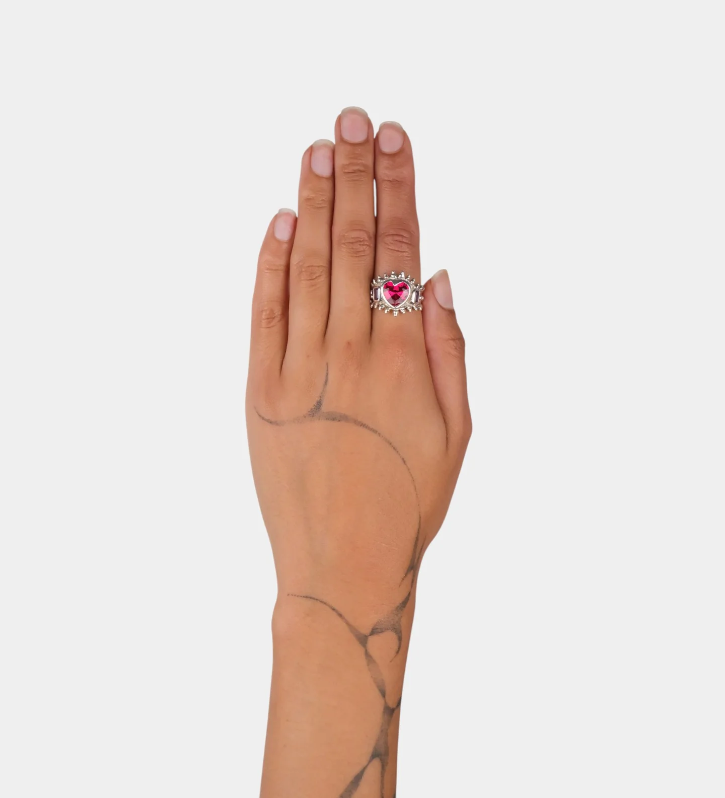 Ruby Heart Ring - Image 4