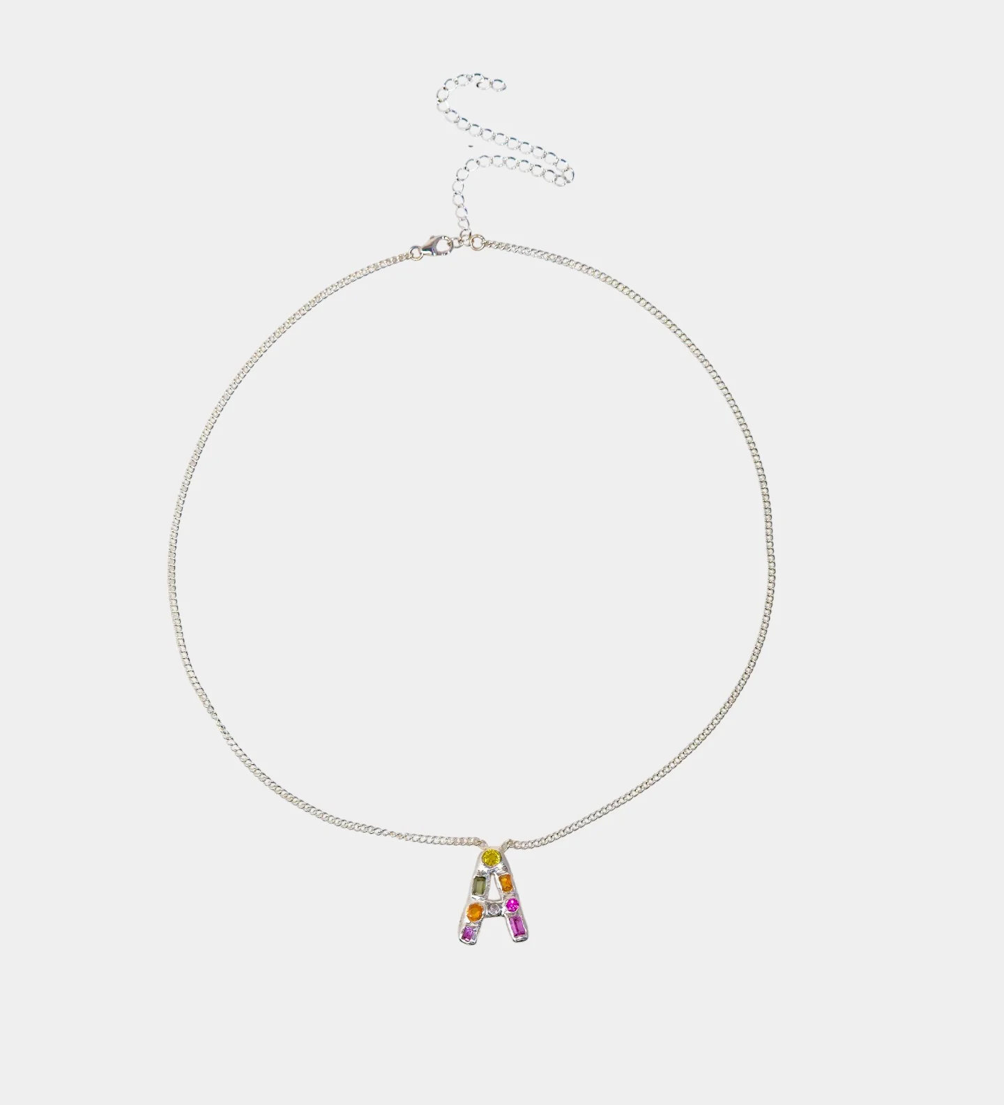 Sapphire Alphabet Necklace - Image 2
